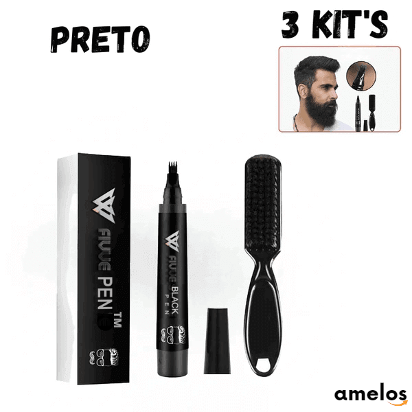 Kit Preenchedor de Barbas Fivve™ - Amelos