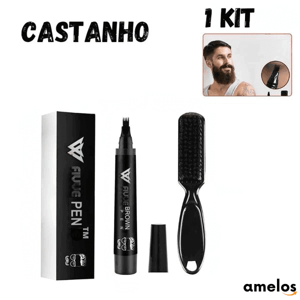 Kit Preenchedor de Barbas Fivve™ - Amelos