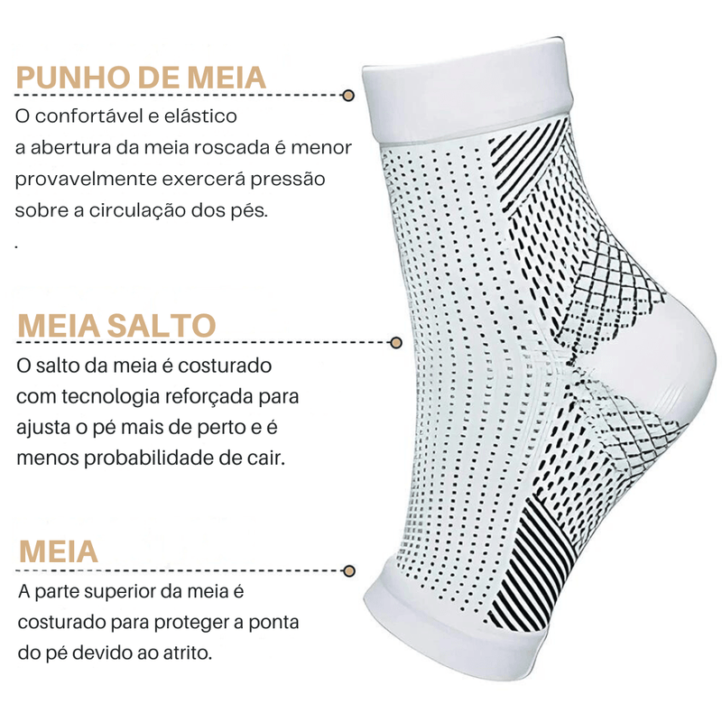 Meias De Compressão - Connecy™ Anti-Neuropatia - Amelos