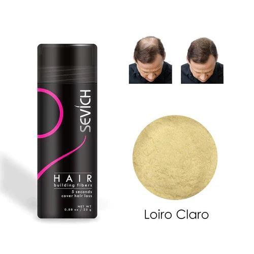 Pó Anti-Calvície - HairFiber Sevích™ - Amelos